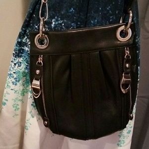 B Makowsky Leather Crossbody
